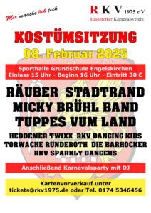 Read more about the article Letzte Tickets für die RKV Kostümsitzung